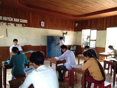 Sát hạch, cấp GPLX cho đồng bào dân tộc huyện Nam Giang